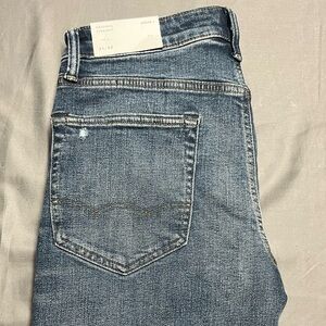 NWT American Eagle Outfitters Men's Blue Original Straight Jeans 31x32